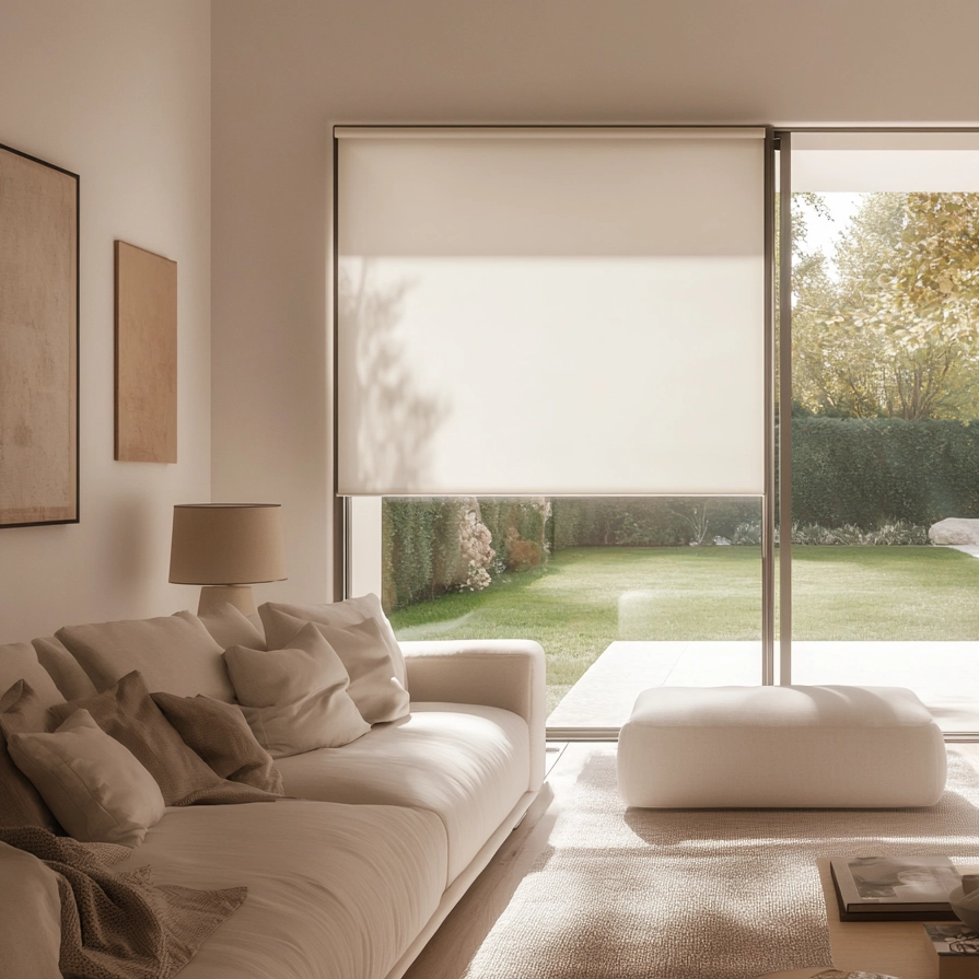 Cortinas en living